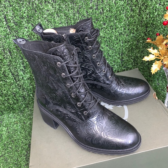 Timberland Sienna High Zip Embossed WP Leather - Picture 3 of 6